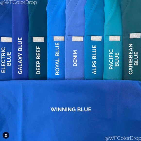 Figs Alps Blue Scrub Set M/L - Picture 5 of 5